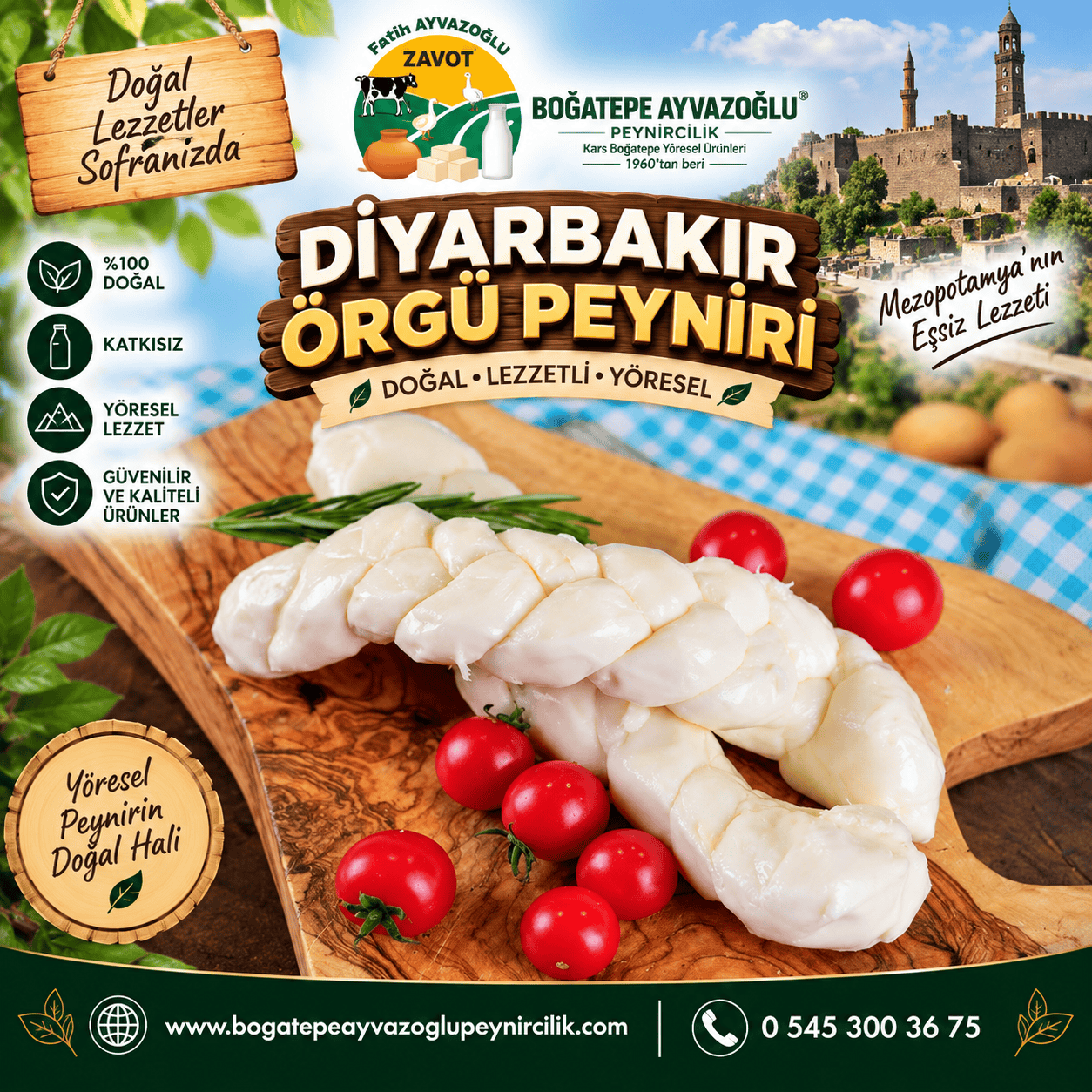 Diyarbakır Örgü Peyniri