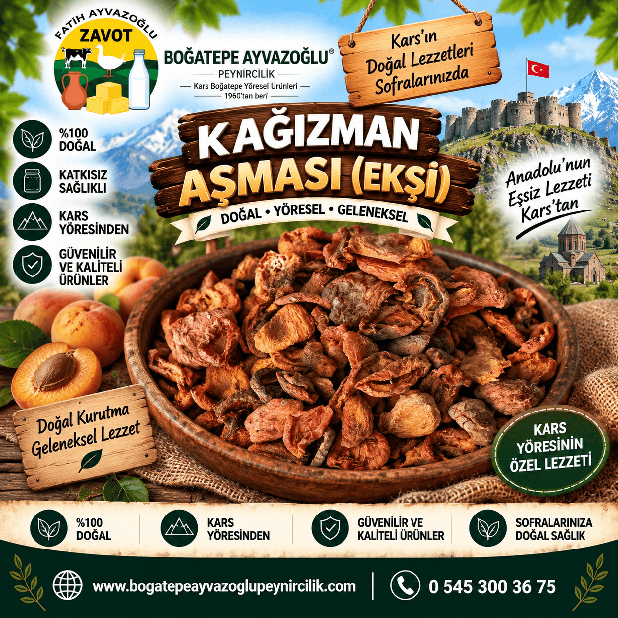 Kağızman Aşması Ekşi 1 Kg